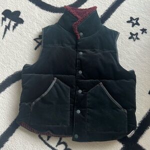 Gently Used Zara Kid’s Green Quilted Corduroy Vest